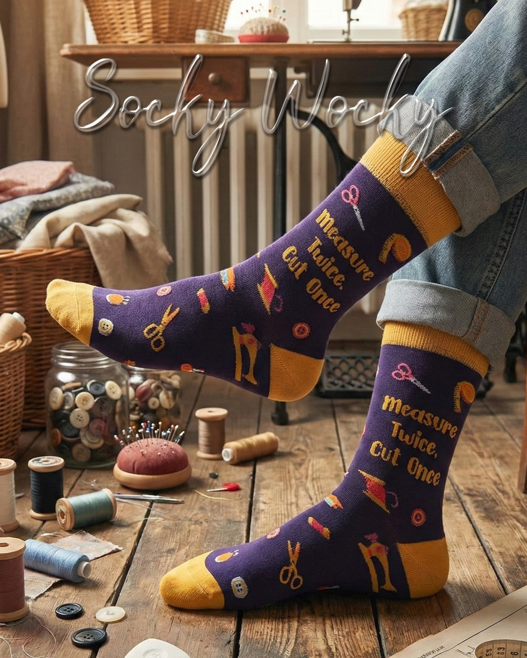 Tailor Socks Craft Profession Series